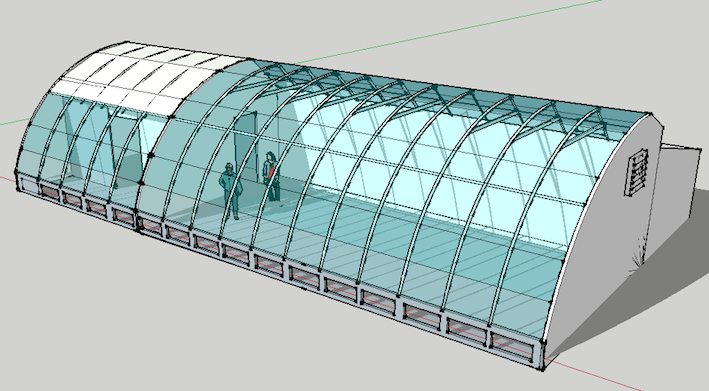 Mid sized greenhouse p